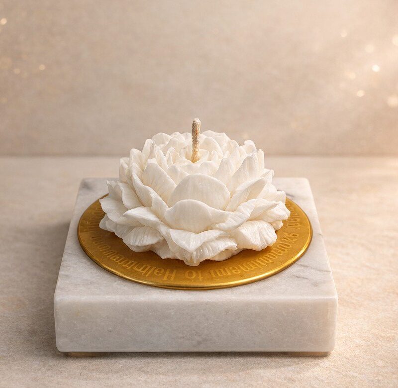 Lotus Flower Candle
